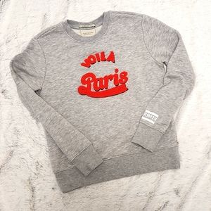 SCOTCH & SODA  appliqué crew neck sweatshirt